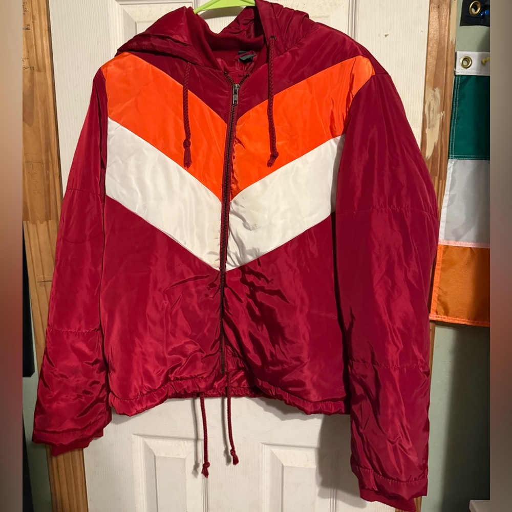 Red Hooded Jacket